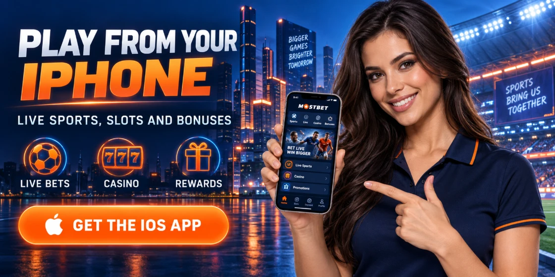 Aplikacja iPhone w Mostbet Casino
